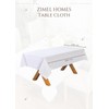 ZIMEL HOMES Extra Large Rectangular Fabric Tablecloth 150x300cm and 140x200cm