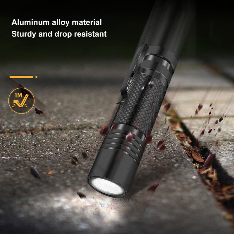 Rechargeable Mini Flashlight 700LM Super Bright LED Small Pocket EDC