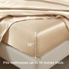 Bedsure Satin Sheets - Similar to Silk Bedsheets, 4-Piece Luxury