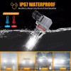 AUIMSOCO 10000K 4X LED Headlights High Low Light Bulbs For