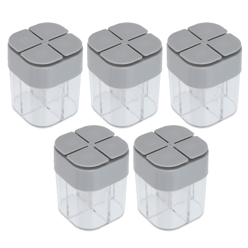 5pcs 4 in 1 Spice Container Seasoning Spice Shaker with