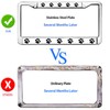 Dog Pawprint Aluminum License Plate Frame Paw Prints License Plate