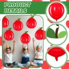 60 Pcs Back to School Inflatable Apples Balloons Sets The