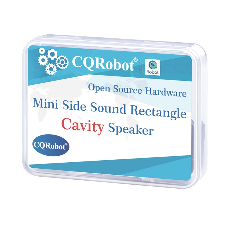 CQRobot 2Pcs/1Pair 35mm*25mm*6.8mm Side Sound 8ohm 2watt/3watt Rectangle Cavity Speakers