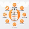 WFN Approved Omega 3-2000mg - 120 Fish Oil Capsules -