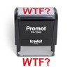 Promot Stamp - WTF? - Self Inking Rubber Stamp