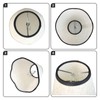 Small Lamp Shades Clip on Bulb, Linen Chandelier Shades Set