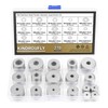 Kindroufly 270 Pieces 15 Sizes Large Fender Washers Assortment Kit,