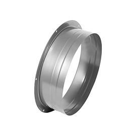 Duct Connector Flange Metal Straight Pipe Flange for Heating Cooling Ventilation System 12 Inch (11.49inch)