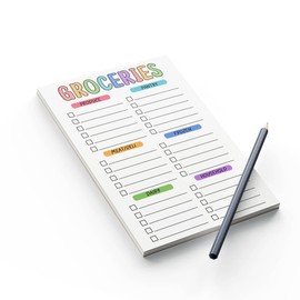 Grocery List by Category Notepad, Shopping List, Meal Plan, Weekly Groceries, Grocery Store, Meal Planning