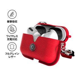 DIESEL AirPods Pro 2 Case / AirPods Pro Case, Premium Leather, Genuine Leather, Cowhide Leather, Attached Clip, Logo Label, Stylish Cover, Brand Logo (Diesel AirPodsPro 1st / 2nd Generation Case,