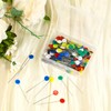 200Pcs Flat Head Straight Pins Sewing Pins Straight Pins Flat