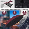 LORISKORS | TERPORT Paraguas Plegable de Automático para Sol, Resistente