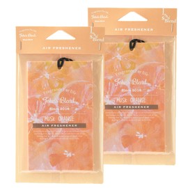 OA-JOE-1-1 Johns Blend Air Freshener Hanging Musk Orange Air Freshener Paper, Set of 2