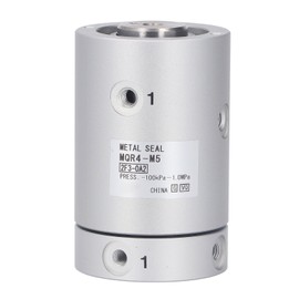 Pneumatic Rotating Connector Aluminum Alloy Multi Channel High Speed 360° Rotating Connector MQR4 M5
