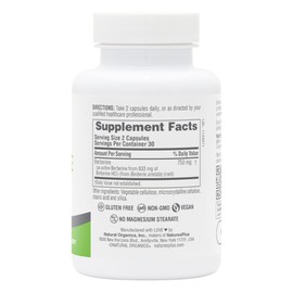 Natures Plus PRO Berberine 750 mg - 60 Capsules - Supports Healthy Metabolism - Non-GMO, Vegan & Gluten Free - 30 Servings