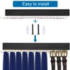 CENZICOM Tie Rack Wall Mounted, 360°Rotating Tie Hanger Belt Organizer