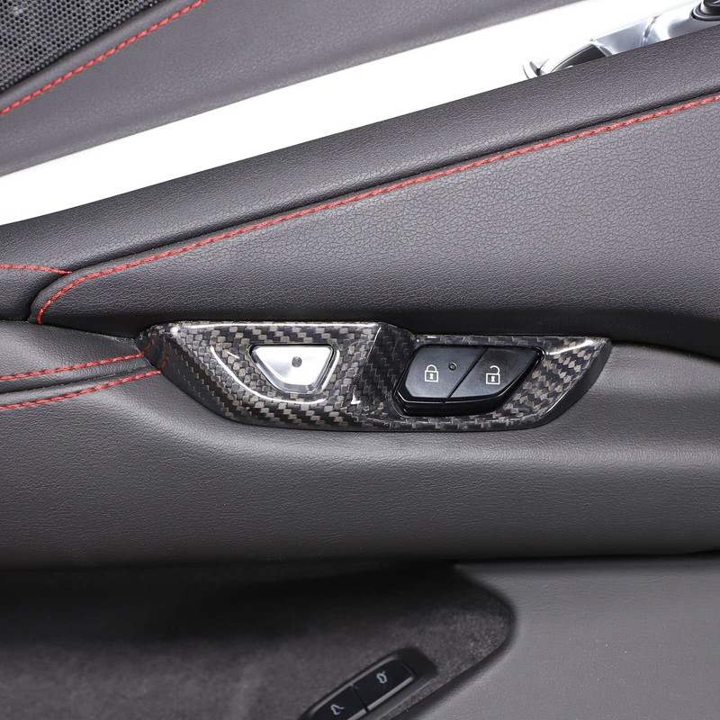 TOYCIDFG Door Inner Handle Lock Frame Cover Trim Compatible with