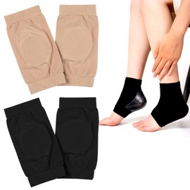 2 Paar Gel-Fersensocken, Weiche Lüften Gel Ferse Socken, feuchtigkeitsspendende Socken, für die Pflege der Haut, trockene, rissige High