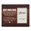 Nurawo Papa Gifts: Best Wooden Picture Frame for Papa, Meaningful