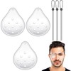 3 Pcs Transparent Ventilated Eye Patches,9 Hole Protective Eye Shield