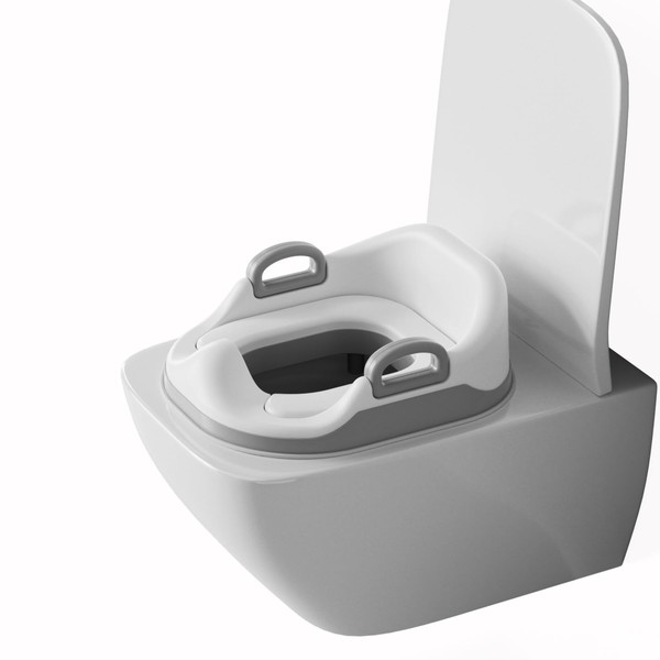 Toddler Potty Training Toilet Seat, Featuring Cushioned Portable Insert -