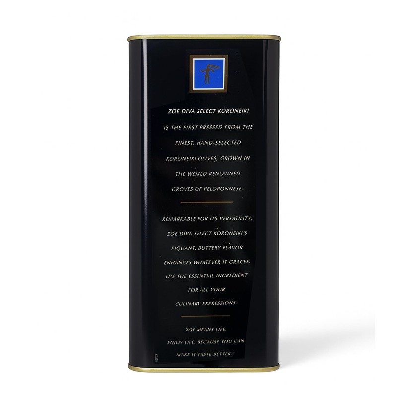 ZOE Diva Select Koroneiki Greek Extra Virgin Olive Oil, Cold