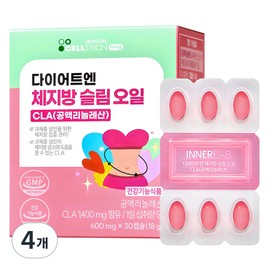 Celltrion Inner Lab Diet N Body Fat Slim Oil CLA, 30 tablets, 4 units / 셀트리온 이너랩 다이어트엔 체지방 슬림 오일 CLA, 30정, 4개