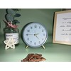 SHISEDECO Alarm Clock with Backlight, 4.5 inches Bedside Analog Non-Ticking