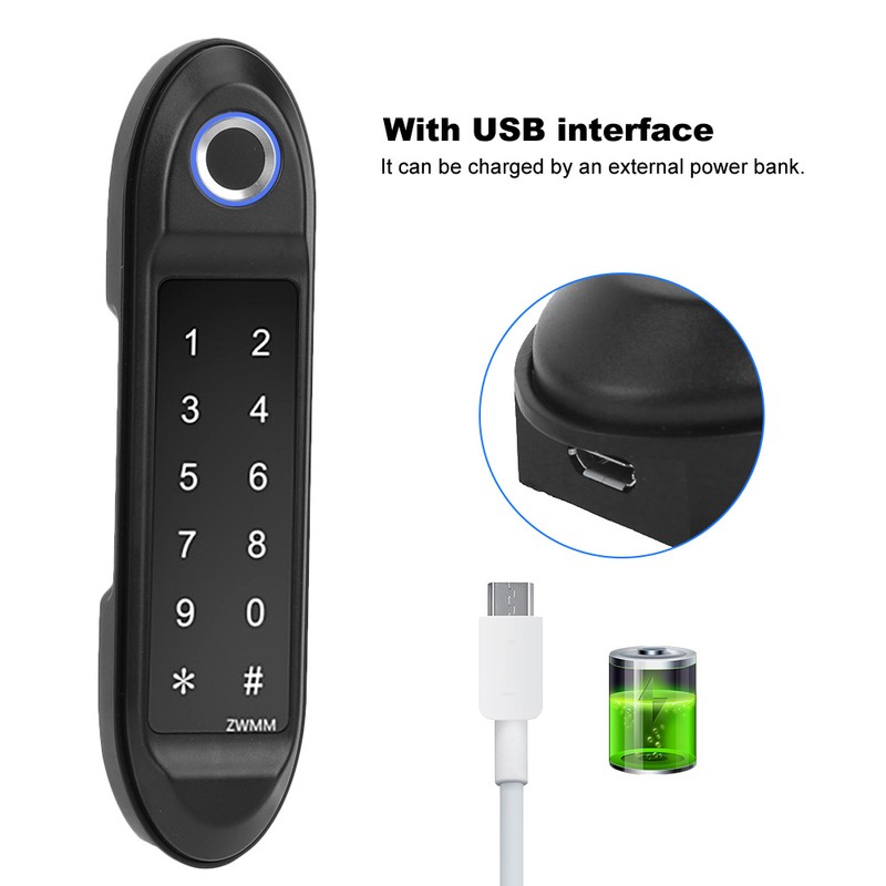 Intelligent Lock Password Biometric Fingerprint Unlock Safety for Wardrobe File
