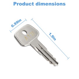 A131 SKS roof rack key,Yakima Replacement Key,Replacement Keys for Yakima SKS Ski,Roof,Cargo Box,Carrier Racks and Crossbars with Code Series A131[2 pack]