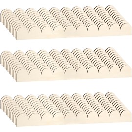 36 Pack Unfinished Scalloped Decorative Wood Trim,Unfinished Wooden Scalloped Moulding Trim,Scalloped Edge Decorative Wood Molding,Cute DIY Moulding Trim for Home Wall Cabinet Shelf 15.7x1.6Inch