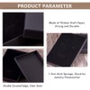 BENECREAT 6pcs 20x13x3cm Black Gift Box Hatron Paper Wrapping Box