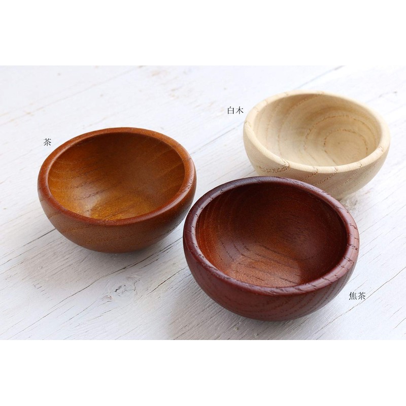 NBK Wood Bowl φ 7 X H3 cm 5 Pcs