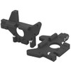 RPM Front & Rear Bulkhead Set Black for Traxxas T-maxx