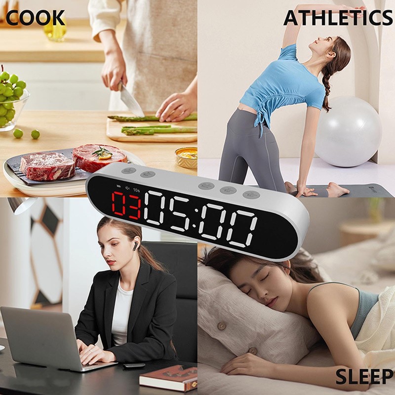 Generic Portable Gym Timer, Workout Interval Timer with MIIT, HIIT,