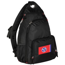Broad Bay Tennessee Backpack Single Strap Tennessee Flag Sling Backpack