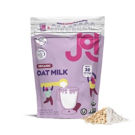 Instant Organic Oat Milk Powder Pouch by JOI - Makes 8 Quarts - Vegan, Kosher, Shelf-Stable, and Gluten-Free - Use for Coffee Creamer, Add to Smoothies & Tea or Make Your Own Oat Milk