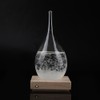 Storm Glass Drop shaped Storm Bottle Desktop Weather Station Predictor