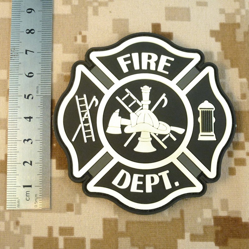 Glow Dark ACU Fire Fighter Dept EMS EMT Rescue Firemen