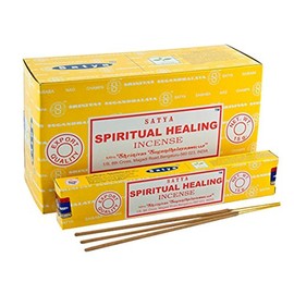 Hari Deals Satya Incense Stick Fragrances Sandal Wood Lavender Champ Musk Positive Vibes Namaste Nag Champa Reiki Rose 6 Packs (Spiritual Healing)