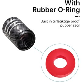 Tire Valve Stem Cap Cover Fit RX ES GS LS NX RS GX LX RC LC RX350 is250 GX460 Belt O-Ring Seal Corrosion Resistant tire Valve caps 4 Pack