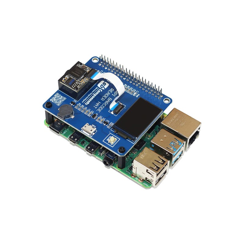 sb components barcode scanner board HAT for Raspberry Pi 1D/2D