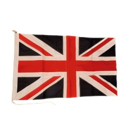 NWFlags Union Jack Hand Stitched Flag with Rope & Toggle - 3ft x 2ft