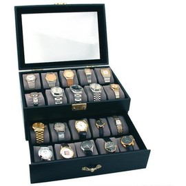 20 Watch Glass Top Showcase Displays Jewelry Box