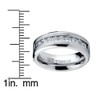 Metal Masters Titanium Men's Wedding Band Engagement Ring with 9