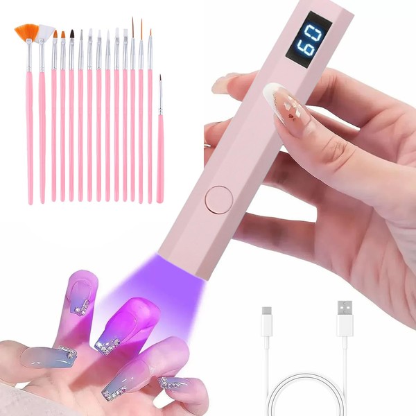 Lampara UV para Uñas, Lámpara para Uñas. con Pantalla LED