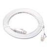 Cable de Red Plano UTP Cat 6 Blanco (20 metros, Blanco)