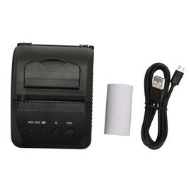 58mm Thermal Printer BT4.0 90mm/s 203DPI USB Interface Toothed Blade Shipping Label Printer for Office Restaurant Hotel