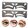 FRCOLOR Brow Shaping Template Set 2pcs Eyebrow Guide Ruler Stencil